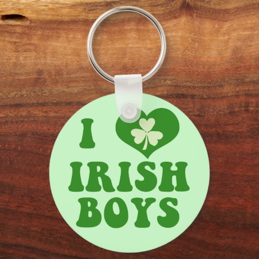 I Love Irish Boys Sleutelhanger (Voorkant)