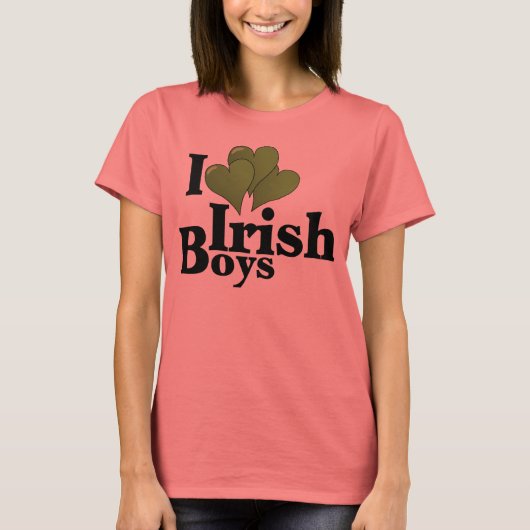 I Love Irish Boys T-shirt (Voorkant)
