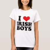 i Love Irish Boys T-shirt (Voorkant)