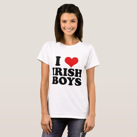 i Love Irish Boys T-shirt (Voorkant volledig)