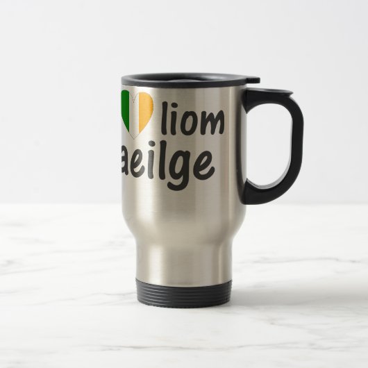 I Love Irish Gaelic Cup Reisbeker (Rechts)