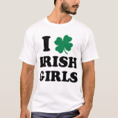 I Love Irish Girls Shirt (Voorkant)