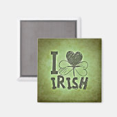 I Love Irish Magneet (Voorkant / Achterkant)