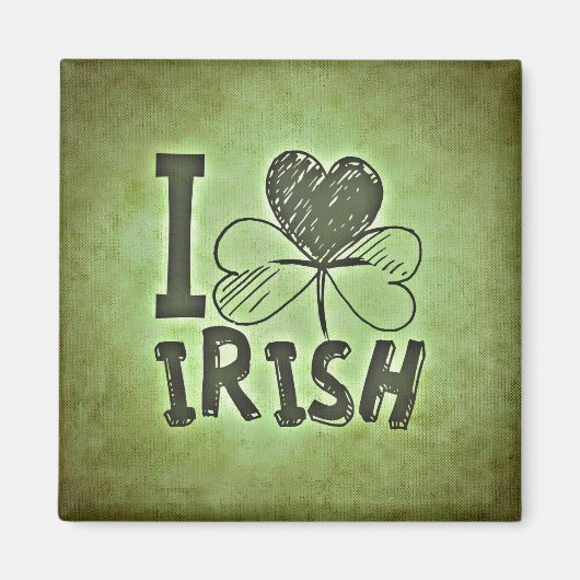 I Love Irish Magneet (Voorkant)