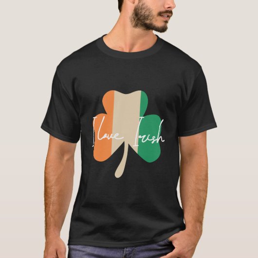 I love Irish! T-shirt (Voorkant)