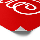 I Love Isaan ♦ Geschreven in Thai Isan Dialect ♦ Poster (Hoek)