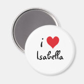 I Love Isabella Magneet (Voorkant / Achterkant)