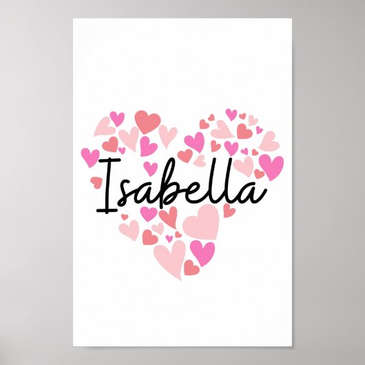 I love Isabella Poster (Voorkant)