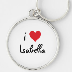 I Love Isabella Sleutelhanger