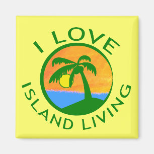 I Love Island Living Products Magneet