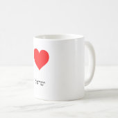 I love Israel Coffee Mug Koffiemok (Voorkant rechts)
