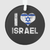 I Love Israel Ornament (achterkant)