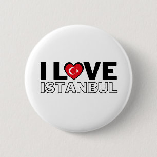 I LOVE ISTANBUL - For real Istanbulites. Ronde Button 5,7 Cm