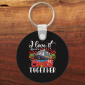 I Love It When We're Cruisin Together Cruise Coupl Sleutelhanger (Voorkant)