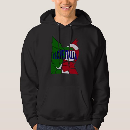I Love Italia Hoodie (Voorkant)