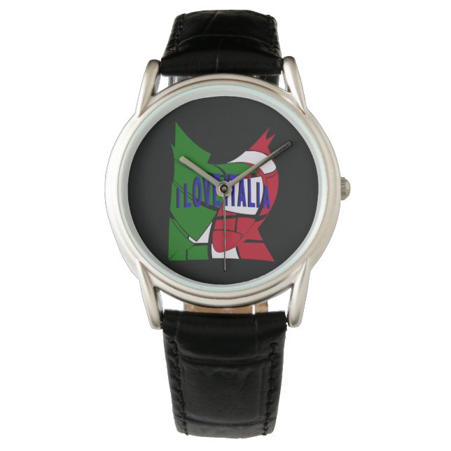 I Love Italia Horloge (Voorkant)