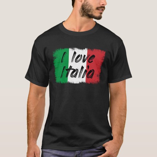 I love Italia Italy 2021 T-shirt (Voorkant)