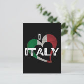 I LOVE ITALY BRIEFKAART (Staand voorkant)