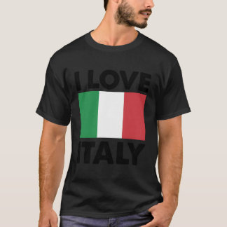 I Love Italy I Heart Italië Familiereis Italië Fla T-shirt