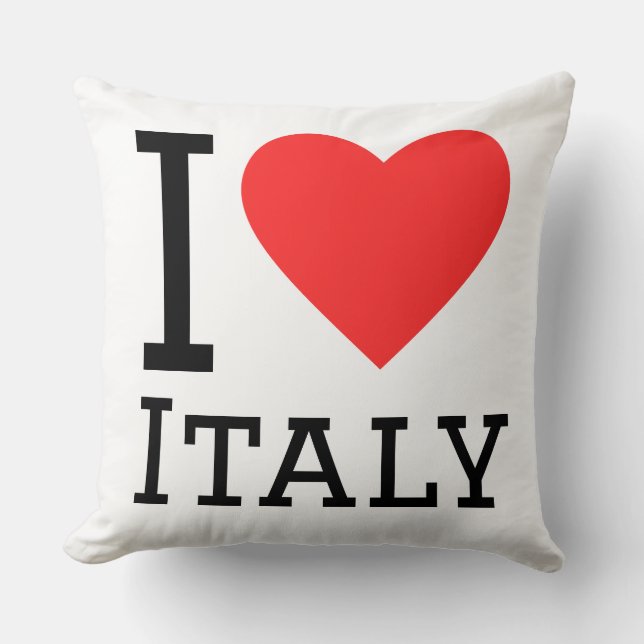 I love italy kussen (Voorkant)