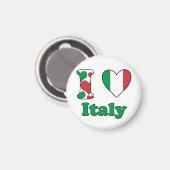 I love Italy magnet (Voorkant / Achterkant)