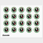 I LOVE ITALY RONDE STICKER (Vel)