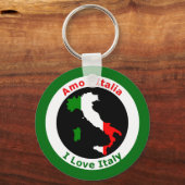 I LOVE ITALY SLEUTELHANGER (Voorkant)
