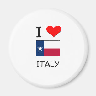 I Love Italy Texas Magneet