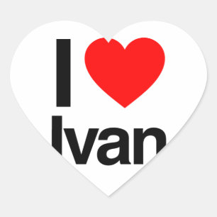 i love ivan hart sticker
