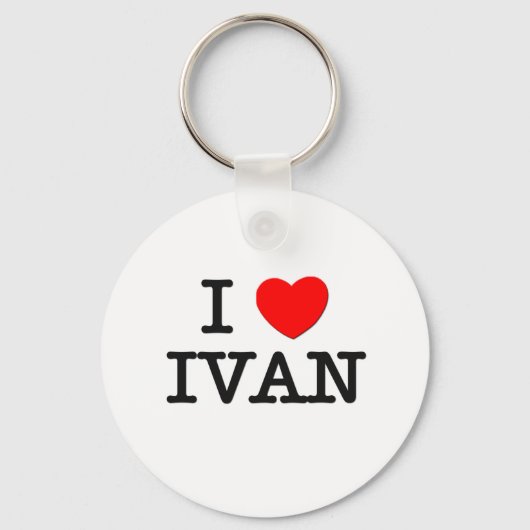 I Love Ivan Sleutelhanger (Voorkant)
