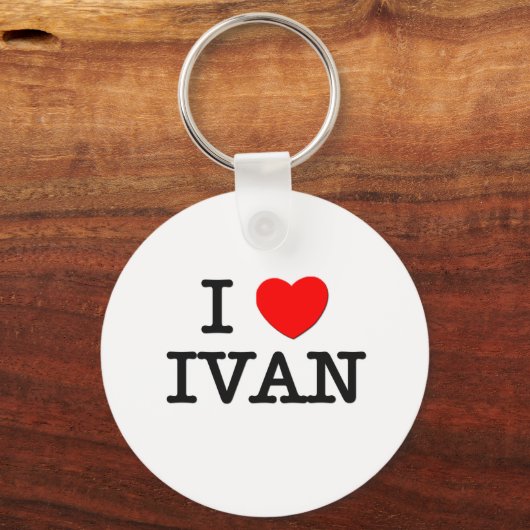 I Love Ivan Sleutelhanger (Voorkant)