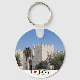 I LOVE J CITY - Damscus gate sleutelhanger
