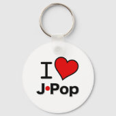 I Love J-Pop Sleutelhanger (Voorkant)