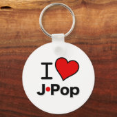 I Love J-Pop Sleutelhanger (Voorkant)