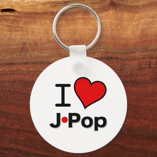 I Love J-Pop Sleutelhanger (Voorkant)