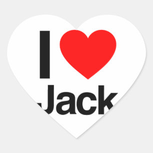 i-love jack hart sticker