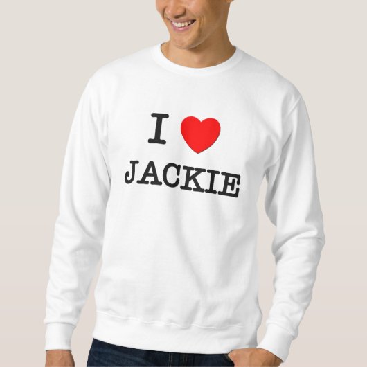 I Love Jackie Trui (Voorkant)