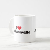 I Love Jacksonville Koffiemok (Voorkant links)