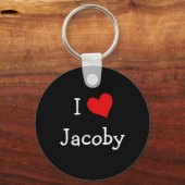 I Love Jacoby Sleutelhanger (Voorkant)