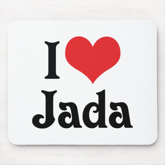 I Love Jada Muismat (Voorkant)