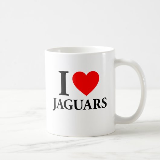 I Love Jaguars Koffiemok (Rechts)