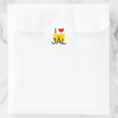 I Love Jal New Mexico Ronde Sticker (Tas)