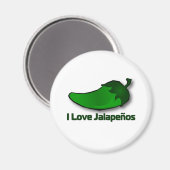 I Love Jalapenos Magneet (Voorkant / Achterkant)