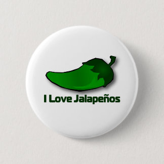 I Love Jalapenos Ronde Button 5,7 Cm