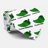 I Love Jalapenos Stropdas (Opgerold)