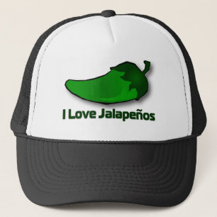 I Love Jalapenos Trucker Pet