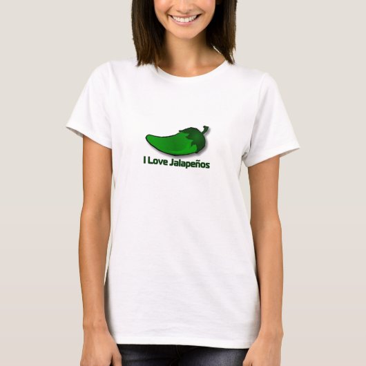I Love Jalapenos Women's Shirt (Voorkant)