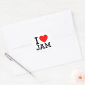 i love Jam Ronde Sticker (Envelop)