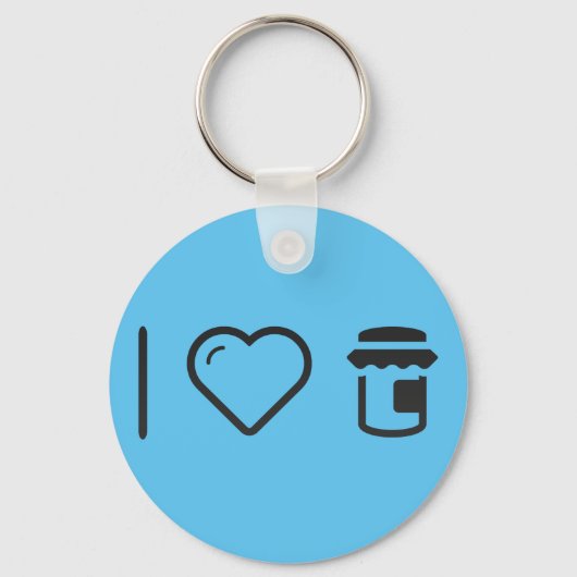 I Love Jam Sleutelhanger (Voorkant)