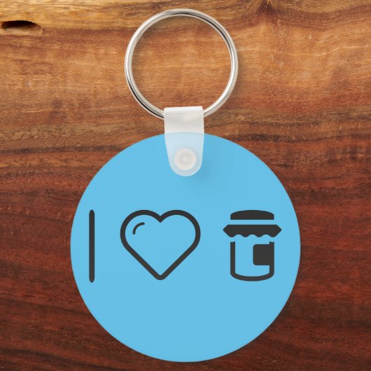 I Love Jam Sleutelhanger (Voorkant)